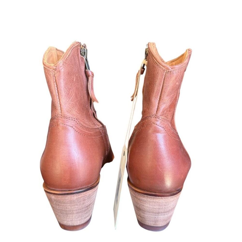 Tecovas The Daisy Scotch Goat Side Zip Western Bootie Cowboy Boot Women size 7 B - Picture 3 of 9